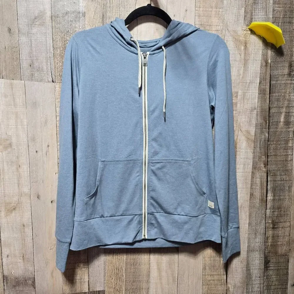 Vuori Halo Performance Hoodie 2.0 Shade Heather XS Athleisure Comfy Outdoor Gym - Picture 2 of 6